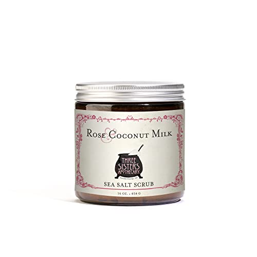 Three Sisters Apothecary 16 oz. Sea Salt Scrubs (Rose and Coconut)