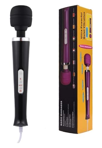 Finever Power Massager Big Tool Electric Foot Neck Back Hand Leg Arm Shoulder Massage Aches Sports Recovery for Women (Black Color)