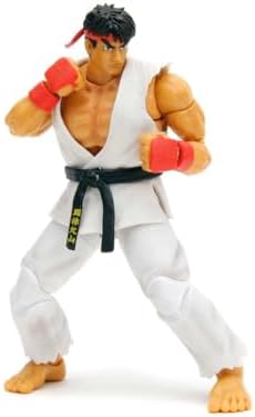 Jada Toys Street Fighter II 6" Ryu Action Figure, Toys for Kids and Adults