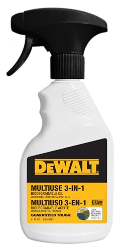 Dewalt Multi-Use 3-in-1 Biodegradable Oil, 11 oz