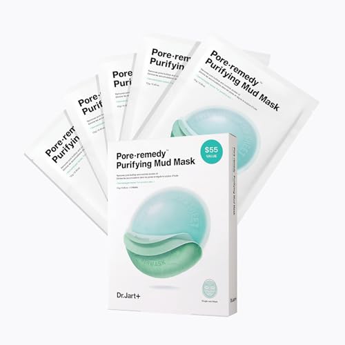 Dr.Jart+ Pore.Remedy™ Purifying Mud Face Mask | Sheet Mask | Korean Skin Care, 1 Pack