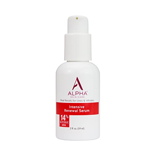 Alpha Skin Care Renewal Serum, 14% Glycolic AHA, Rejuvenating & Smoothing, Exfoliates, Hydrates, Evens Skin Tone, 1 Pack