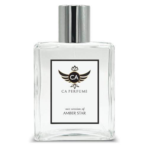 CA Perfume Impression of Amber Star For Women & Men Fragrance Spray Bottle 3.4 Fl Oz/100ml
