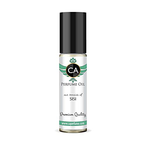 CA Perfume Impression of Sisi For Women Replica Fragrance Body Oil Dupes Alcohol-Free Essential Aromatherapy Sample Travel Size Concentrated Long Lasting Attar Roll-On 0.3 Fl Oz/10ml
