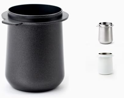 Crema Coffee Products - 54mm Dosing Cup - Black, 100% Stainless Steel with Non-Stick Food Grade Coating - Espresso Coffee Dosing Cup, Compatible with 54mm Breville Portafilters