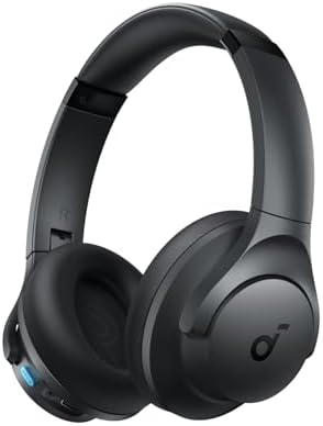 Soundcore Q11i Wireless Over-Ear Bluetooth Headphones by Anker, Deep Bass, 60H Playtime, Hi-Res Audio, Detachable Ear Cushions, Multipoint Connection