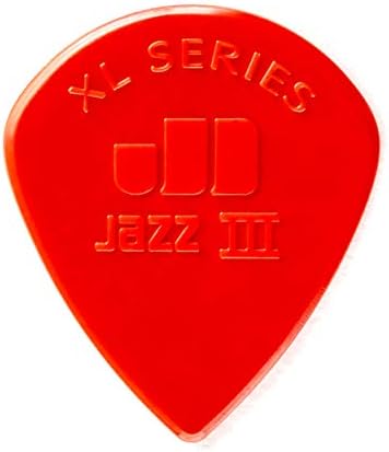 Dunlop 47RXLN Jazz III XL Nylon Guitar Picks, 24-Pack