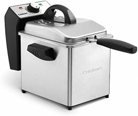 Cuisinart CDF-130 Deep Fryer, 2 Quart, Stainless Steel