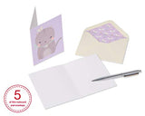 Papyrus Blank Cards with Envelopes, Playful Critters (20-Count)