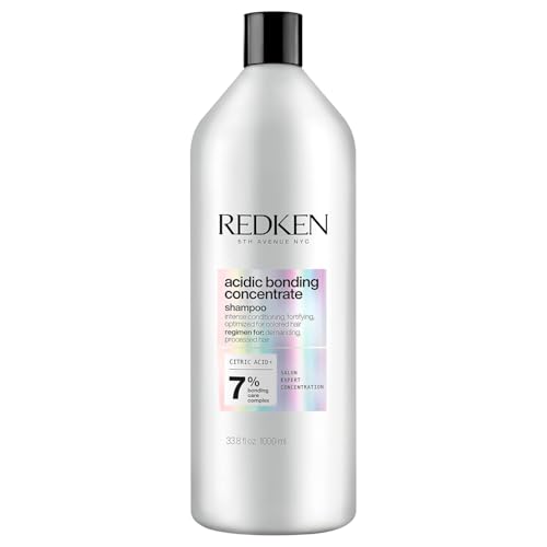 Redken Bonding Shampoo for Damaged Hair Repair | Strengthens and Repairs Weak and Brittle Hair | Acidic Bonding Concentrate | Safe for Color-Treated Hair | For All Hair Types