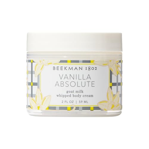 Beekman 1802 Whipped Body Cream - 2 oz - Intensely Hydrating & Softens Skin - With Goat Milk - Good for Sensitive Skin - Cruelty Free - Packaging May Vary