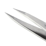 Tweezerman Stainless Steel Point Tweezer - Eyebrow Precision Tweezers, Facial and Ingrown Hair Removal (Classic Stainless)