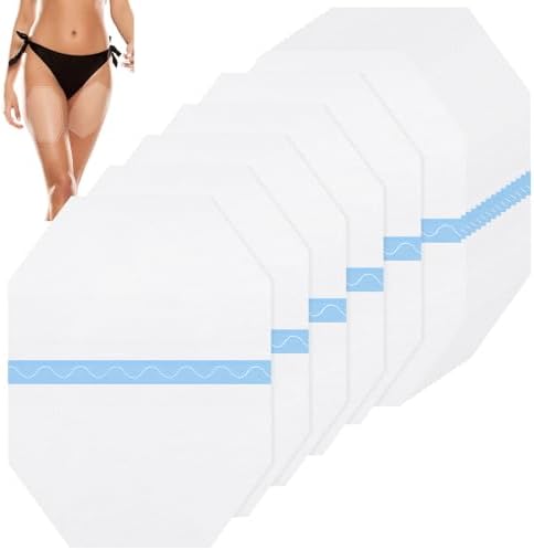 Timgle 50 Pcs Thigh Lift Tape Invisible Waterproof 8 x 6 in Sagging Loose Skin Lifting Cellulite Adhesive Transparent Body Octagon Tape for Women Leg Inner Thighs