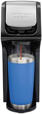 Hamilton Beach 49900 FlexBrew Single-Serve Coffee Maker Compatible with Pod Packs and Grounds, Black - Next Gen
