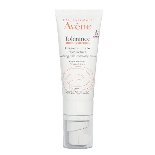 Eau Thermale Avène - Tolerance Control Soothing Skin Recovery Cream - For Hypersensitive, Normal to Combination Skin - Sterile Hydrating Face Moisturizer - Vitamin C - 1.3 fl.oz. (Pack of 1)