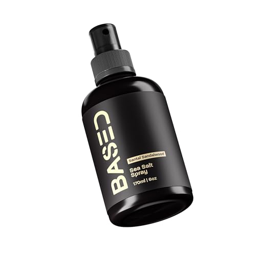 Sea Salt Spray, Natural Finish Sea Salt Spray for Hair, Volumizes & Texturizes, Infused with Kelp & Vitamin B5, Light & Non-Greasy, Paraben, Sulfate, Phthalate Free, 6 oz (Pack of 1)