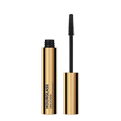 Hourglass Unlocked Instant Extension Black Mascara. Defining and Lengthening Tubing Mascara for Dramatic Length