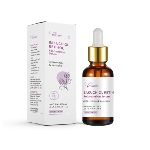 Bakuchiol Retinol Rejuvenation Serum,2024 Best Retinol Serum for Wrinkles Bakuchiol Retinol Face Serum Korean, Retinol Serum for Wrinkles, Reduce Wrinkles