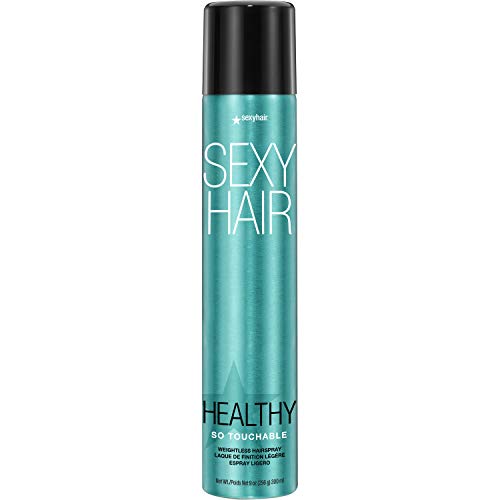 SexyHair Healthy So Touchable Weightless Hairspray | Light Hold and Shine | All Hair Types