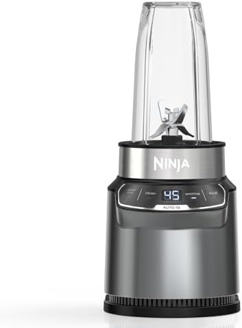 Ninja Nutri-Blender Pro with Auto IQ, 1000 Watts, Personal Blender for Frozen Drinks, Smoothies, Sauces & More, with 18-oz. & 24-oz. To-Go Cups (BN400)
