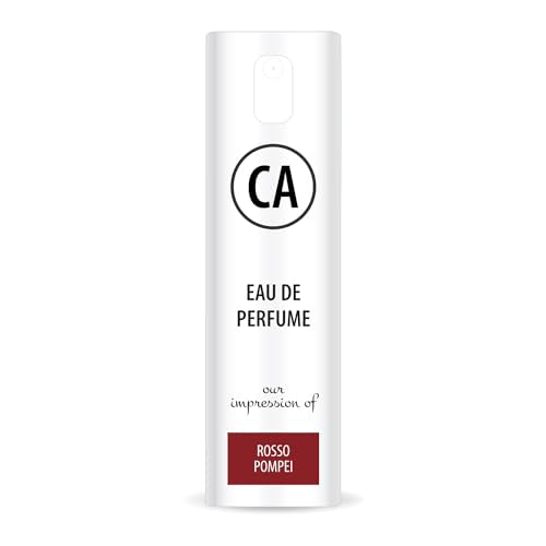 CA Perfume Impression of Rosso Pompei For Women & Men Eau de Parfum Spray Atomizer Bottle 0.33 Fl Oz-X1