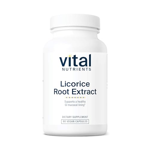 Vital Nutrients - Licorice Root Extract - Herbal Immune Support - Adrenal Support - 90 Vegetarian Capsules per Bottle - 400 mg