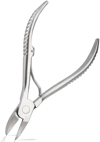 Heavy Duty Podiatrist Toenail Clippers for Thick and Ingrown Nails, Hand Forged Stainless Steel Toe Nail Clippers for Men Women Seniors