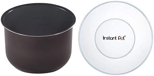 Instant Pot Ceramic Inner Cooking Pot 8-Qt and Instant Pot Silicone Lid, 10.23-In, 8-Qt Pot Lid