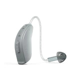 Hearing Aid Domes Smoky Gray Tips Ear Pieces Comfortable for Open Fit BTE Sound Amplifier PSAP Kit Invisible 8mm (M * 5)