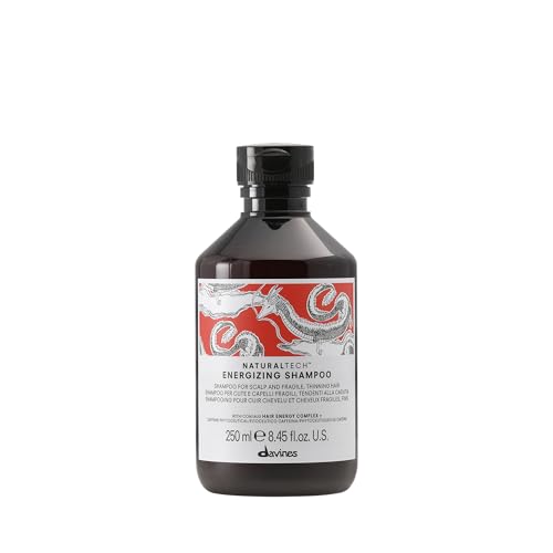 Davines Naturaltech ENERGIZING Shampoo Gentle Cleansing And Protection for Fragile Or Thinning Hair, Revitalize And Energize The Scalp