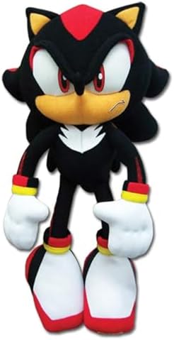 Sonic The Hedgehog New_8967 Great Eastern GE-8967 - Shadow Plush, 12", Multicolor