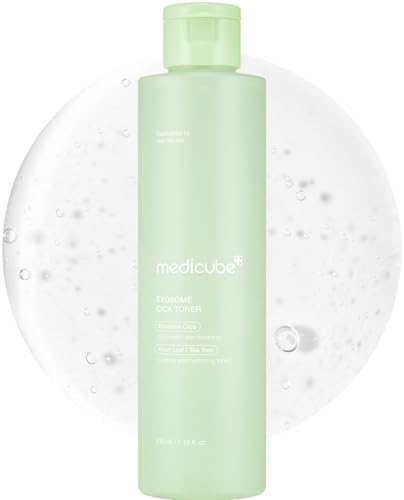 medicube Exosome CICA Toner | Daily Soothing Toner with Exosome CICA, Heartleaf, Tea Tree, 12 Kinds of CICA | Low Irritation, Sebum Care Korean Skin Care, for Stressed Skin (210ml / 7.10 fl.oz.)
