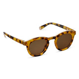 Peepers by PeeperSpecs Women's Beverly Shores Polarized Sunglasses Round, Tokyo Tortoise, No Correction