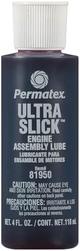 Permatex 81950 Ultra Slick Engine Assembly Lube, 4 oz. , Red