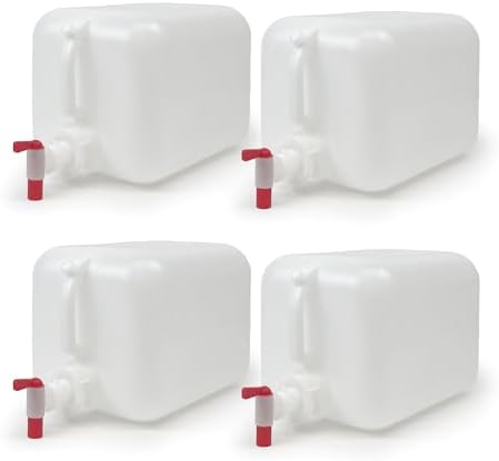 ePackageSupply Premium 5-Gallon Hedpak with Spigot: Durable HDPE, BPA-Free Plastic, Reusable Liquid Storage Solution for Water, juices, Beverages, Chemicals, Essential Oils, and Liquid Foods.