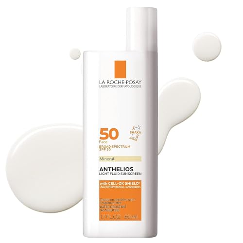 La Roche-Posay Anthelios Tinted Sunscreen SPF 40+, Broad Spectrum SPF + Antioxidants, Titanium Dioxide & Zinc Oxide Sunscreen, 4 Flexible Shades With No White Cast, Oil Free & Oxybenzone Free