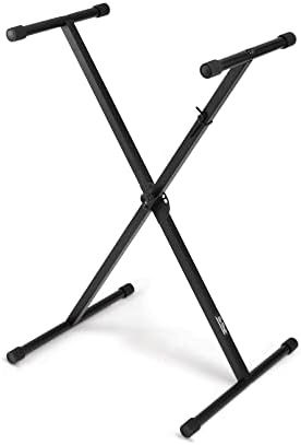 OnStage KS7190 Classic Single-X Keyboard Stand , Black
