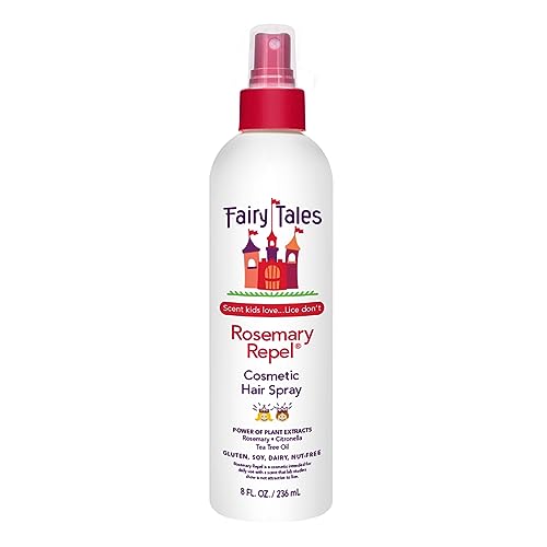 Fairy Tales Rosemary Repel Daily Kids Hair Spray – Kids Like the Smell, Lice Do Not, 8 fl oz. (Pack of 1)