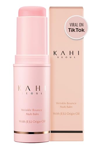 KAHI BALM SERIES | Wrinkle Bounce Multi Balm Stick | All-in-One Hydrating Lip Balm Eye Cream Neck Cream Make Up Base & Face Mist Moisture Balm Stick | Daily Face Moisturizer Stick