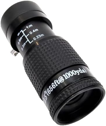 4x12mm Extra Short Focus Reading Monocular with Large FOV Long/Short Distance View, Monocular for Vision Impairment/Low Vision Monocular for Outdoor Activities (412-WM)