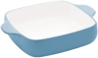 KitchenAid Square Baker Vitrified Stoneware, 8in 8in 2in, Blue Velvet
