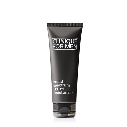 Clinique For Men Broad Spectrum SPF 21 Facial Moisturizer | Hydrating + Protecting, 3.4 Fl Oz