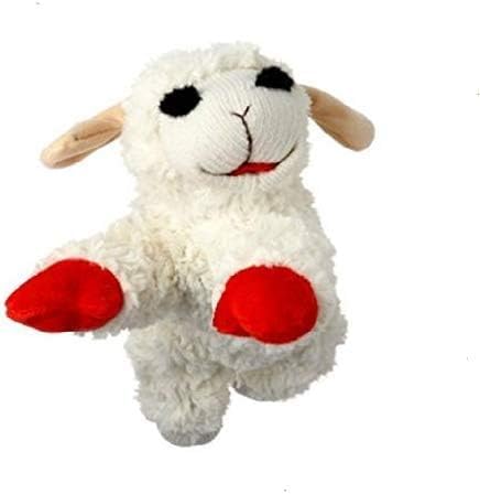 Multipet Lamb Chop Dog Toy | Lamb Chop Squeaker Toy | Officially Licensed (White, 10")