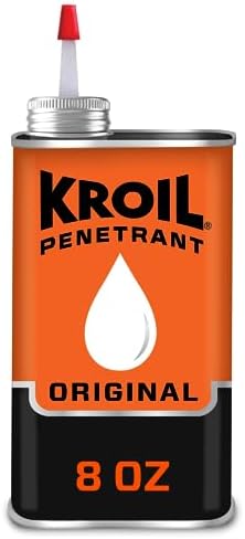 Kroil Original Penetrating Oil (Drip-8oz Can-Single) | Penetrant for Rusted Bolts, Metal, Hinges, Chains, Moving Parts | Rust, Inhibitor (KL081)