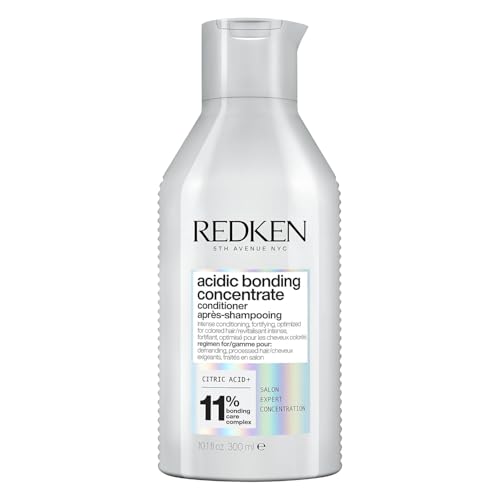 Redken Bonding Conditioner for Damaged Hair Repair | Strengthens and Repairs Weak and Brittle Hair | Acidic Bonding Concentrate | Safe for Color-Treated Hair | For All Hair Types