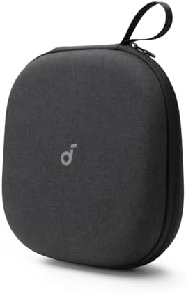soundcore by Anker, Headphones Case, Compatible with All soundcore Over-Ear Headphones, Anti-Scratch, Water and Dust Resistant, Impact-Resistant, Pocket for Cables, Detachable Tray, Sturdy Strap