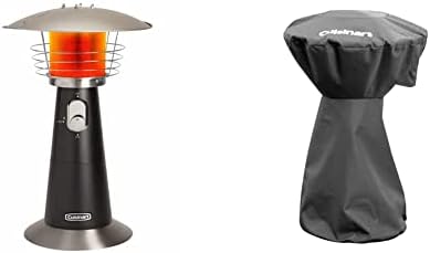 Cuisinart Outdoors Bundle - Portable Tabletop Patio Heater & Tabletop Patio Heater Cover