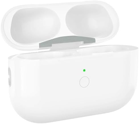 Wireless Charging Case Replacement Compatible with AirPods Pro 1st & 2nd Generation, AirPods Pro 1st & 2nd Charger Case with Bluetooth Pairing Sync Button - No Earbuds