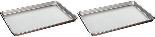 Cuisinart Baking Sheet, 15 Inch Sheet Pan for Baking, Bronze, AMB-15BSBZ (Pack of 2)