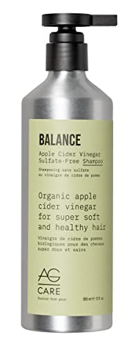 AG Care Balance Apple Cider Vinegar Sulfate-Free Shampoo, 12 Fl Oz